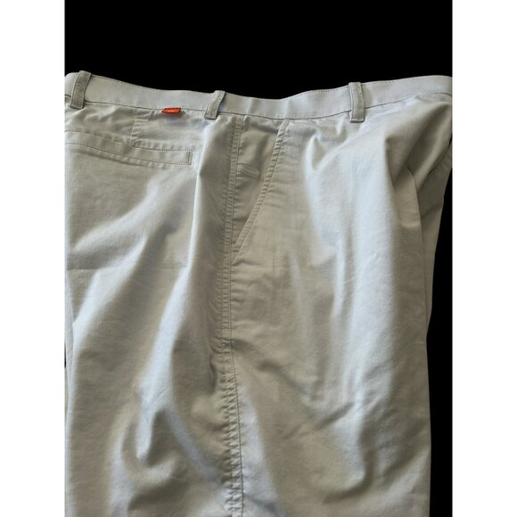 Nike Tour Golf Shorts Men's White Dri-Fit UV Gold Chino Classic Slash Pockets 36 - Picture 3 of 8